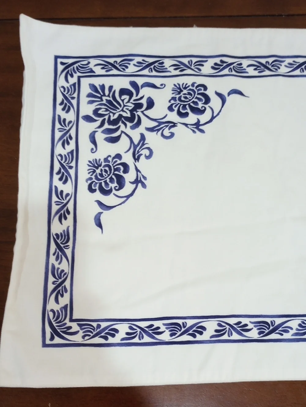 Williams Sonoma Blue & White French Provincial 100% Cotton Placemats - Set Of 4